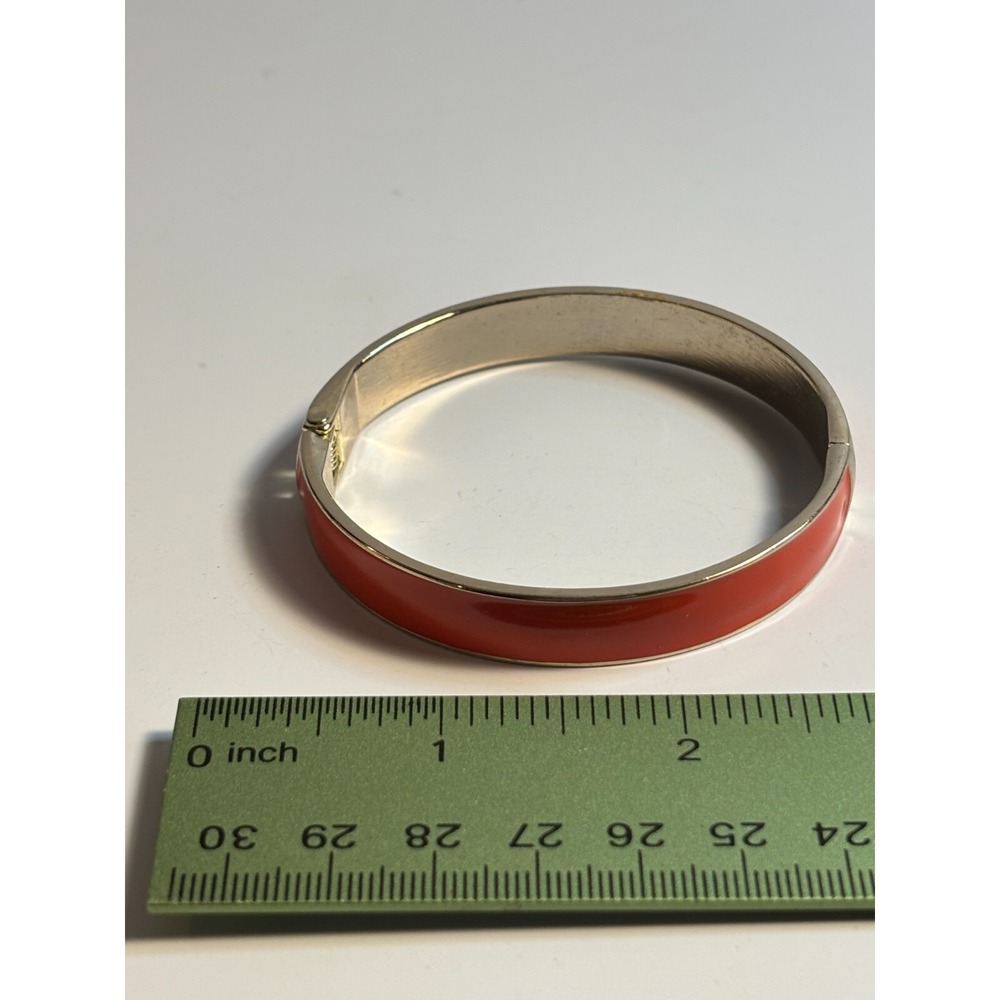 Clamper Bracelet Bold Red Statement Secure Clasp - Picture 10 of 10